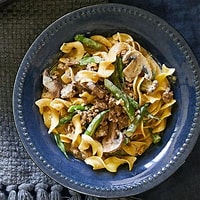 One Pan, Two Comfort Classics: Beef Stroganoff Meets Green Bean Casserole